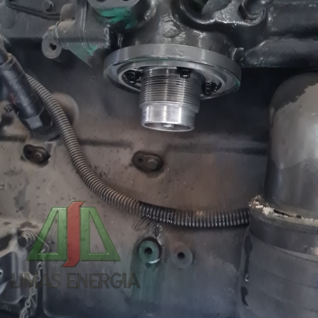 troca de óleo e filtro gerador de energia