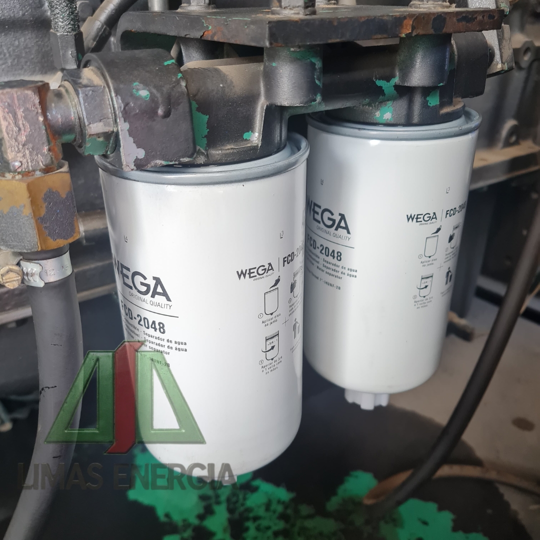 troca de óleo e filtro gerador de energia